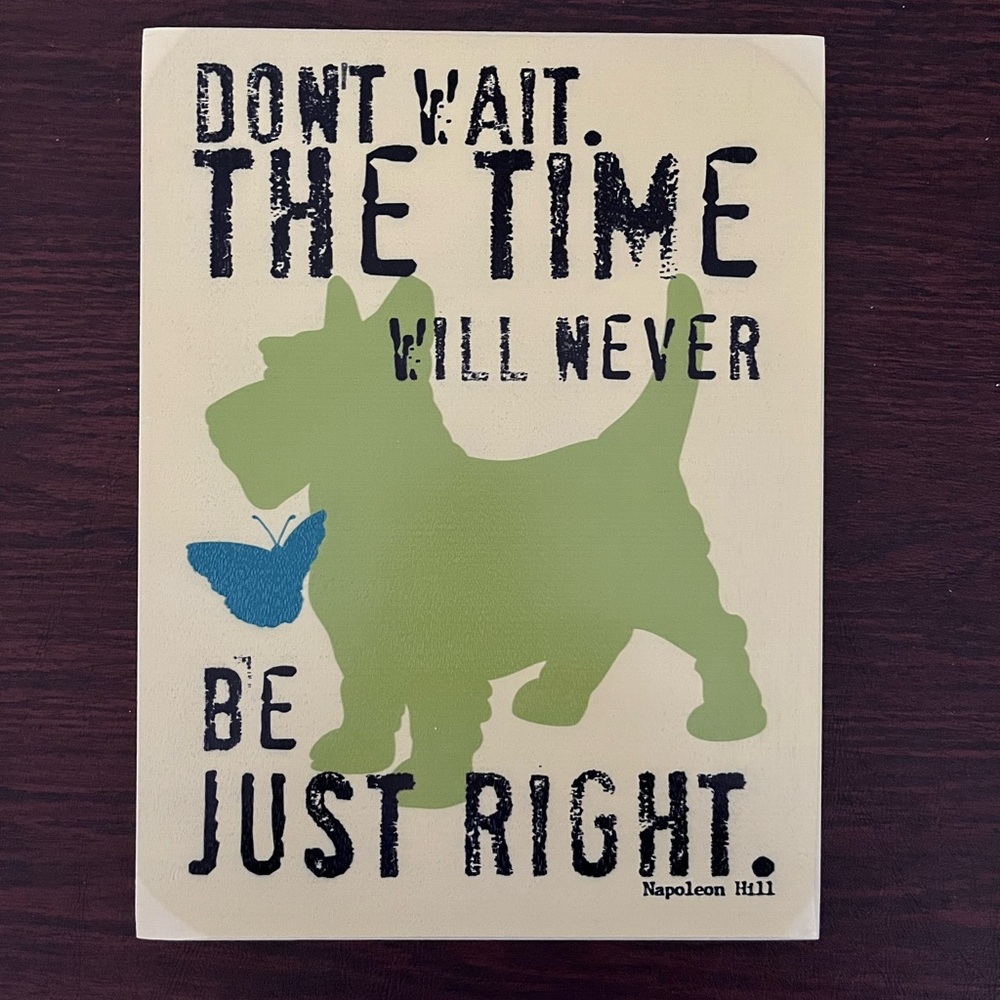 Inspirational Dog Wood Art
